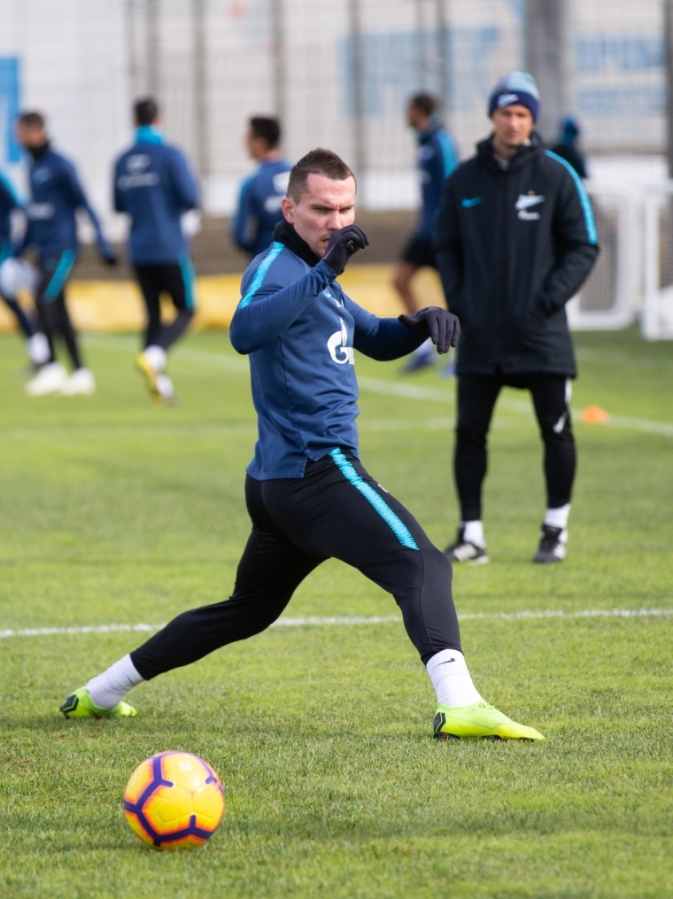 Открытая тренировка «Зенита» перед матчем с «Оренбургом»