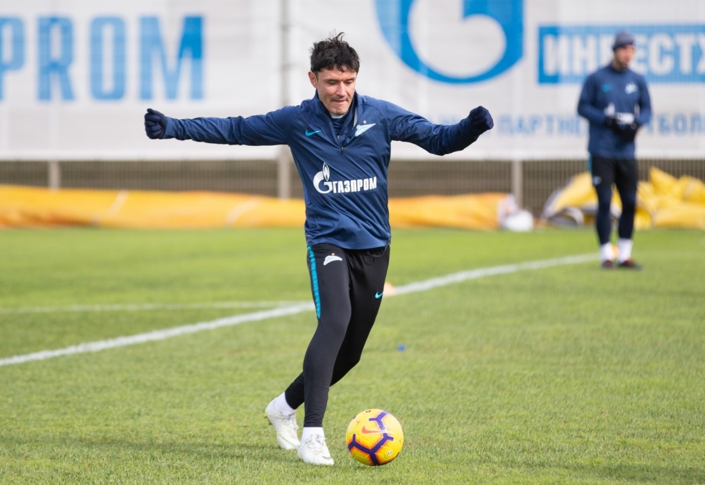 Открытая тренировка «Зенита» перед матчем с «Оренбургом»