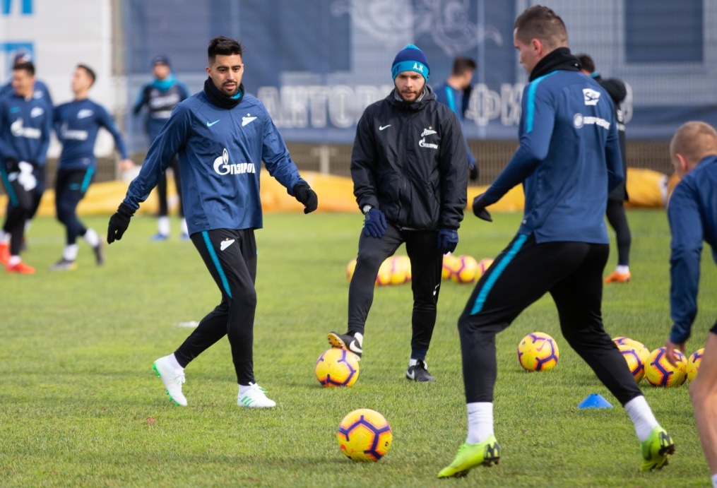 Открытая тренировка «Зенита» перед матчем с «Оренбургом»