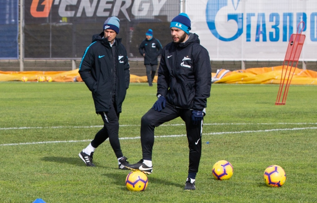 Открытая тренировка «Зенита» перед матчем с «Оренбургом»