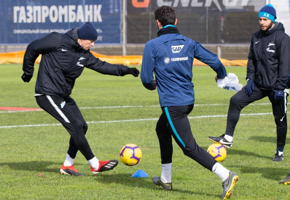 Открытая тренировка «Зенита» перед матчем с «Оренбургом»