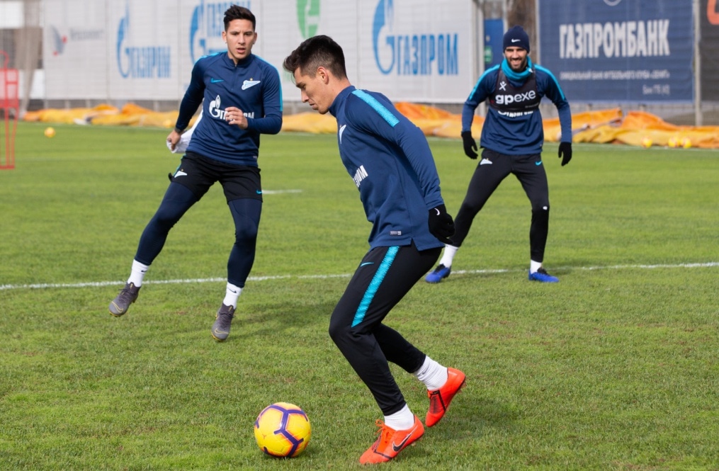 Открытая тренировка «Зенита» перед матчем с «Оренбургом»