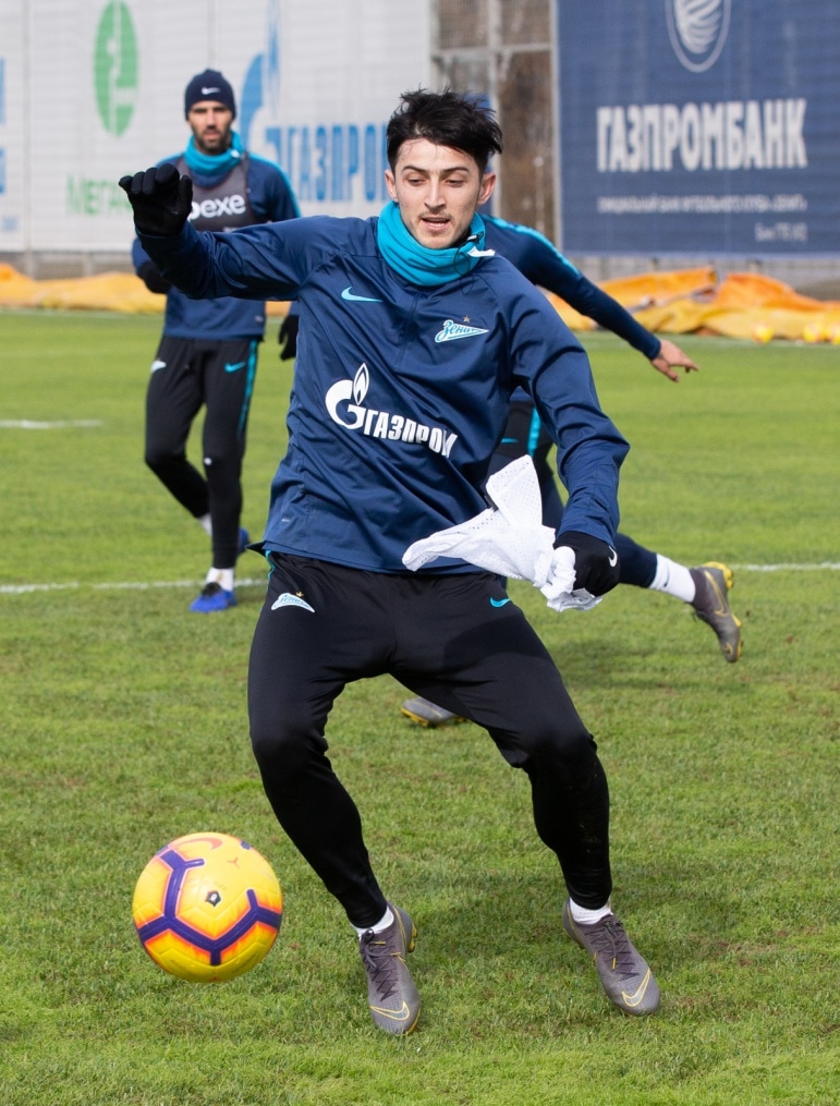 Открытая тренировка «Зенита» перед матчем с «Оренбургом»