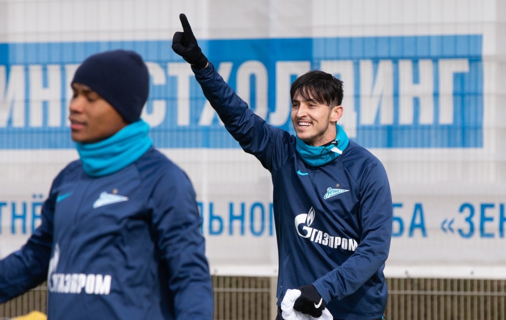 Открытая тренировка «Зенита» перед матчем с «Оренбургом»