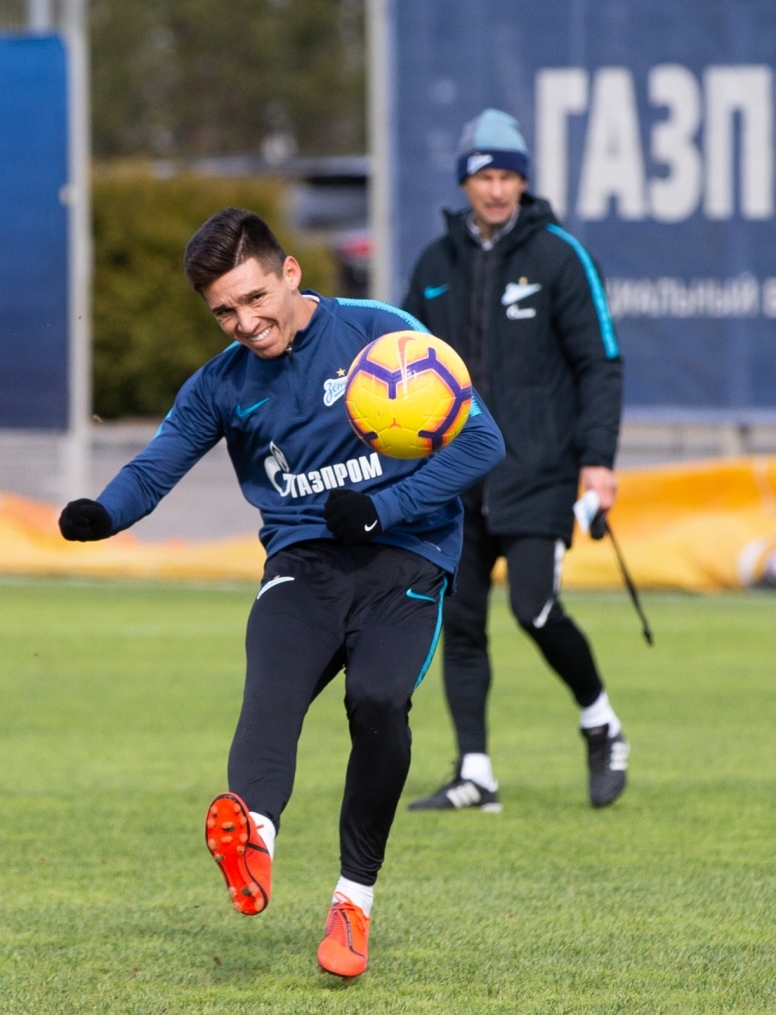 Открытая тренировка «Зенита» перед матчем с «Оренбургом»