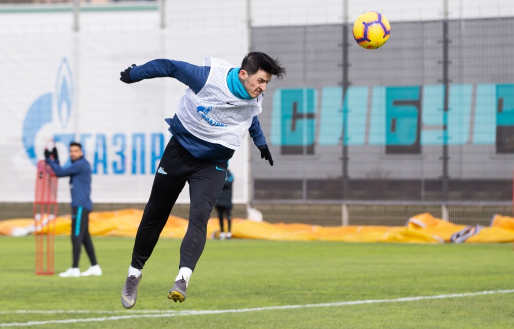 Открытая тренировка «Зенита» перед матчем с «Оренбургом»