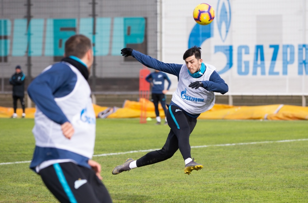 Открытая тренировка «Зенита» перед матчем с «Оренбургом»