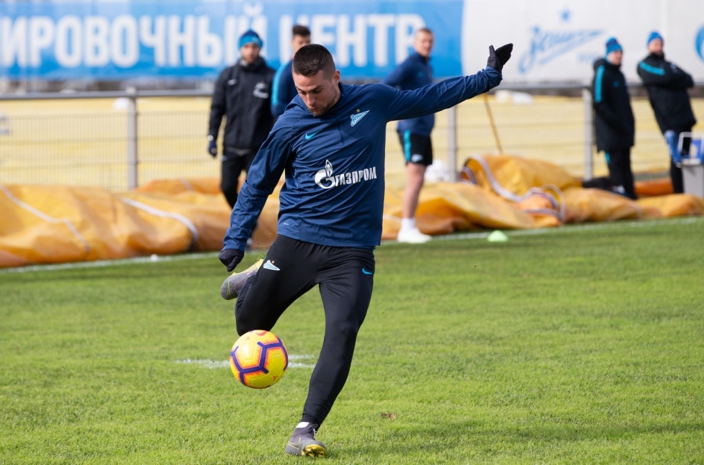 Открытая тренировка «Зенита» перед матчем с «Оренбургом»