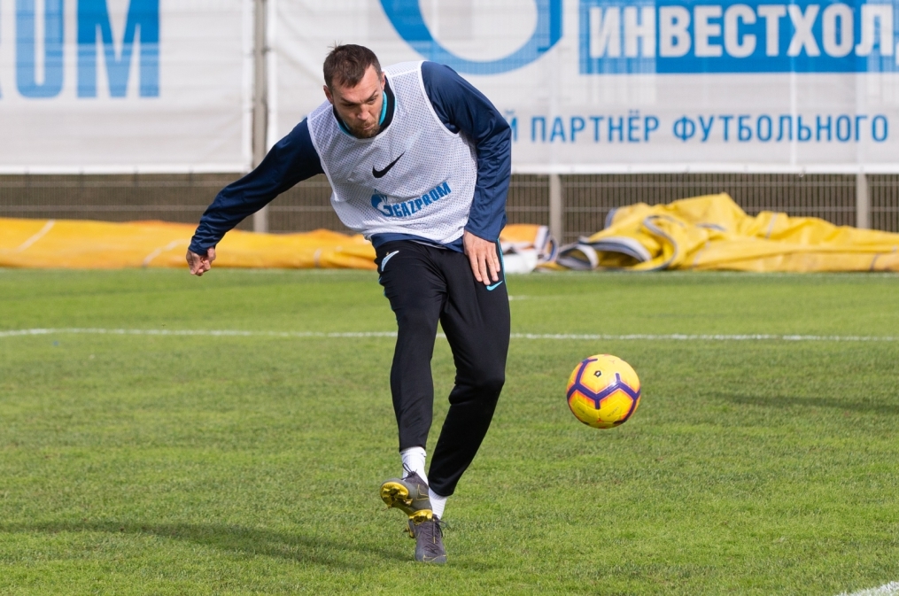 Открытая тренировка «Зенита» перед матчем с «Оренбургом»