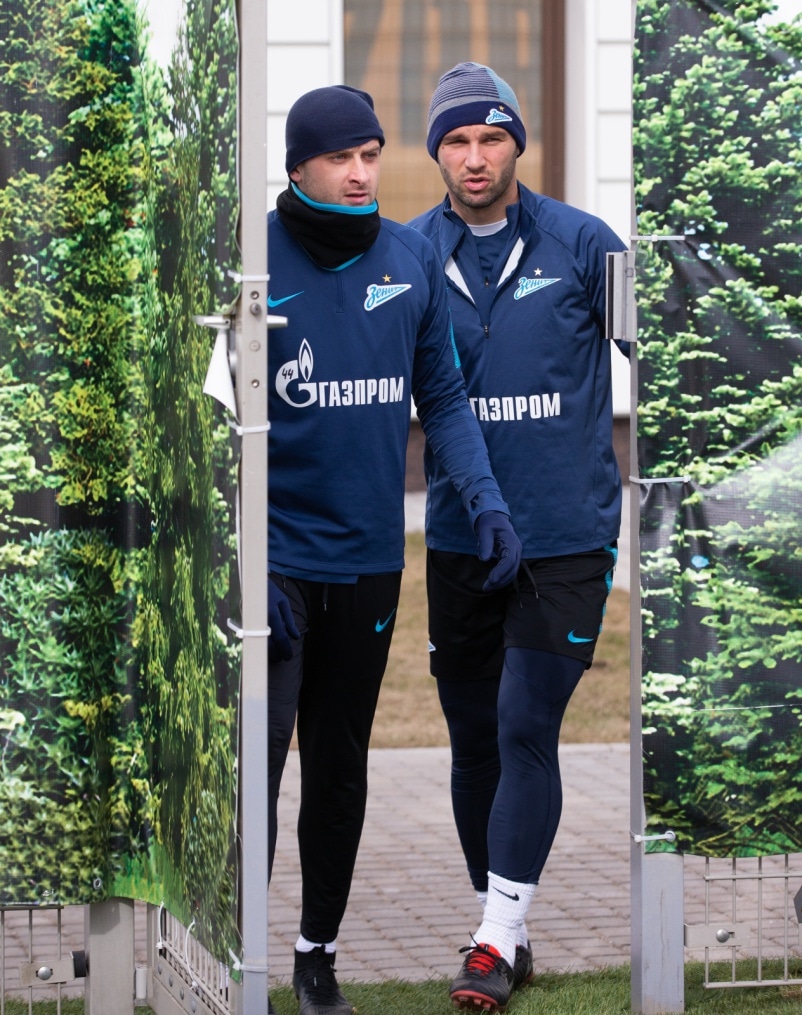 Открытая тренировка «Зенита» перед матчем с «Оренбургом»