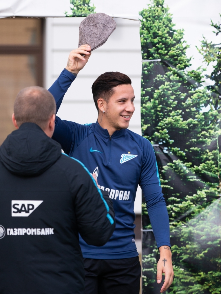 Открытая тренировка «Зенита» перед матчем с «Оренбургом»