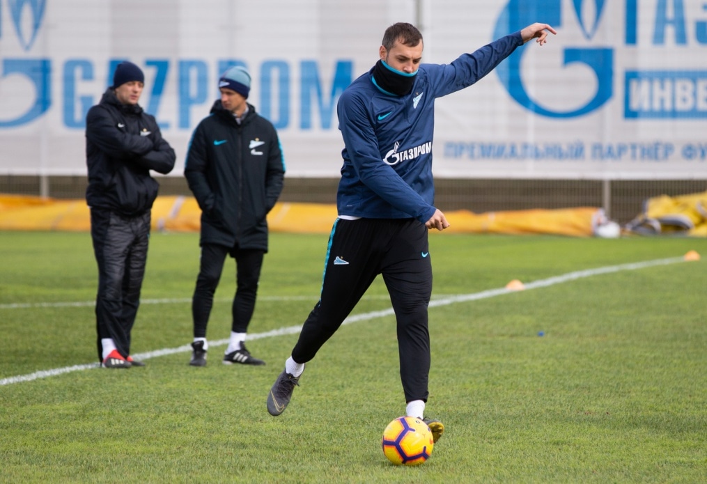 Открытая тренировка «Зенита» перед матчем с «Оренбургом»
