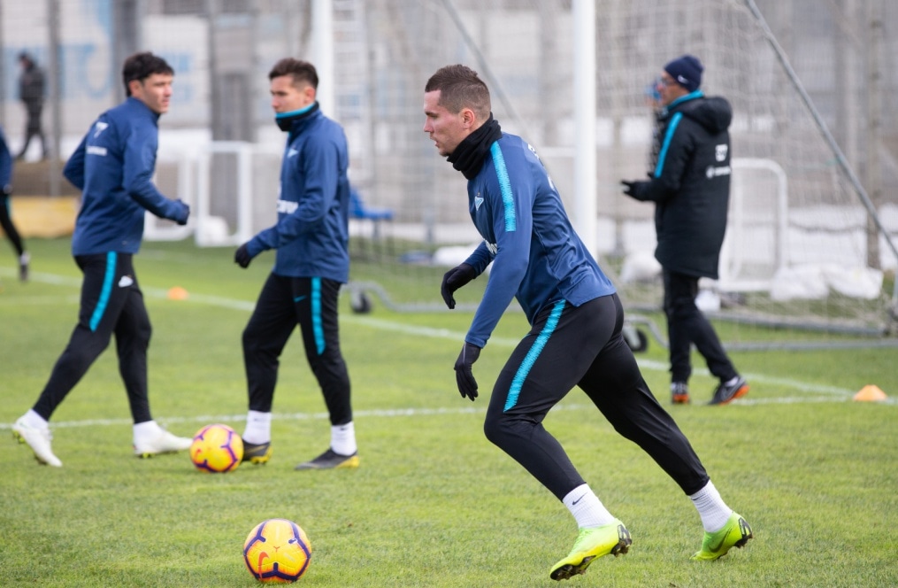 Открытая тренировка «Зенита» перед матчем с «Оренбургом»