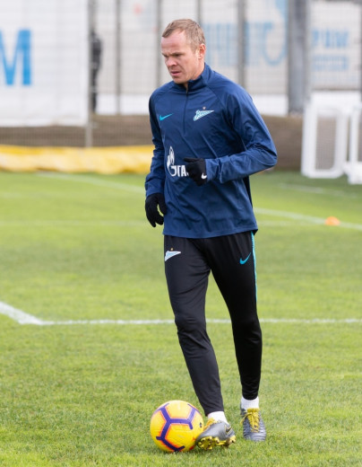 Открытая тренировка «Зенита» перед матчем с «Оренбургом»