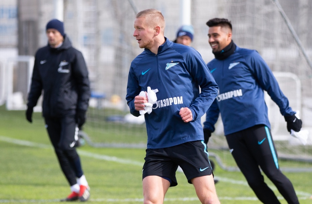 Открытая тренировка «Зенита» перед матчем с «Оренбургом»