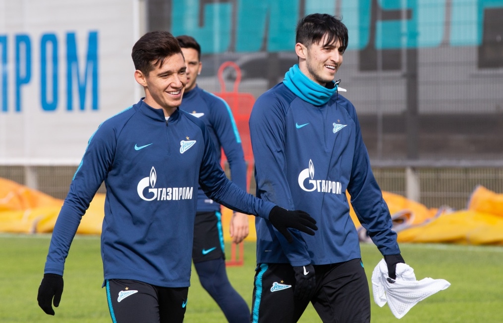 Открытая тренировка «Зенита» перед матчем с «Оренбургом»