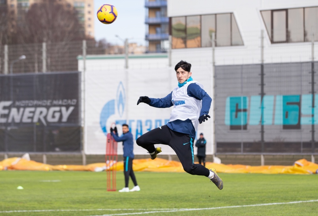 Открытая тренировка «Зенита» перед матчем с «Оренбургом»