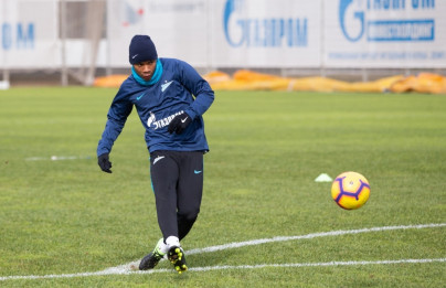 Открытая тренировка «Зенита» перед матчем с «Оренбургом»