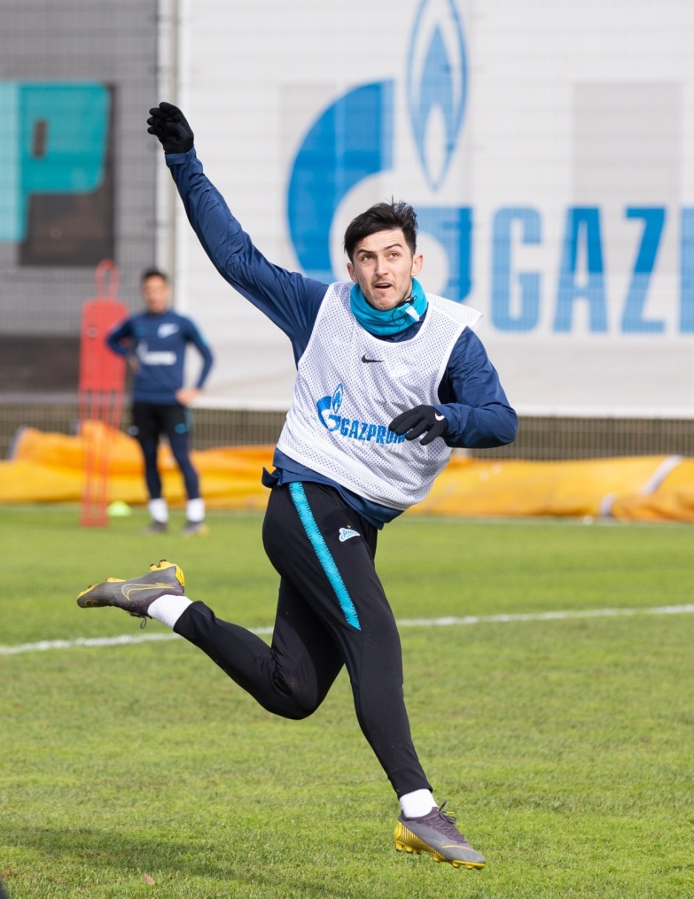 Открытая тренировка «Зенита» перед матчем с «Оренбургом»