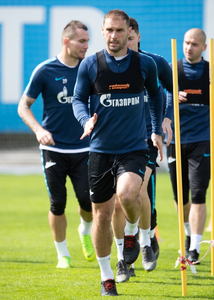 Открытая тренировка «Зенита» перед матчем с ЦСКА