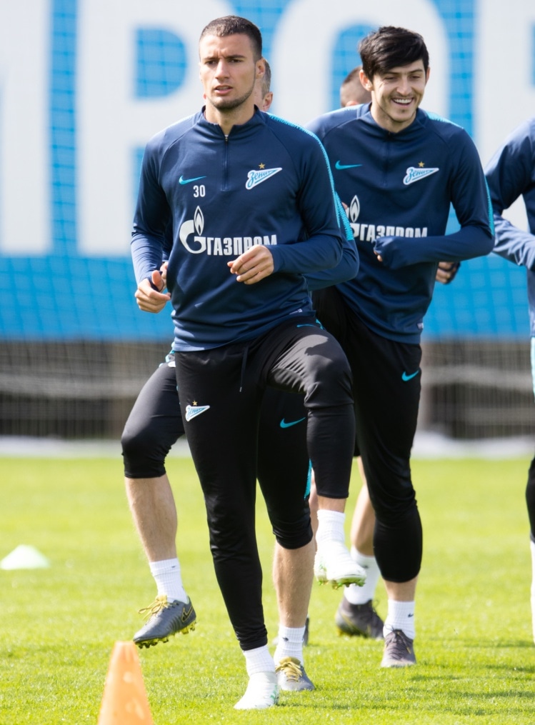 Открытая тренировка «Зенита» перед матчем с ЦСКА