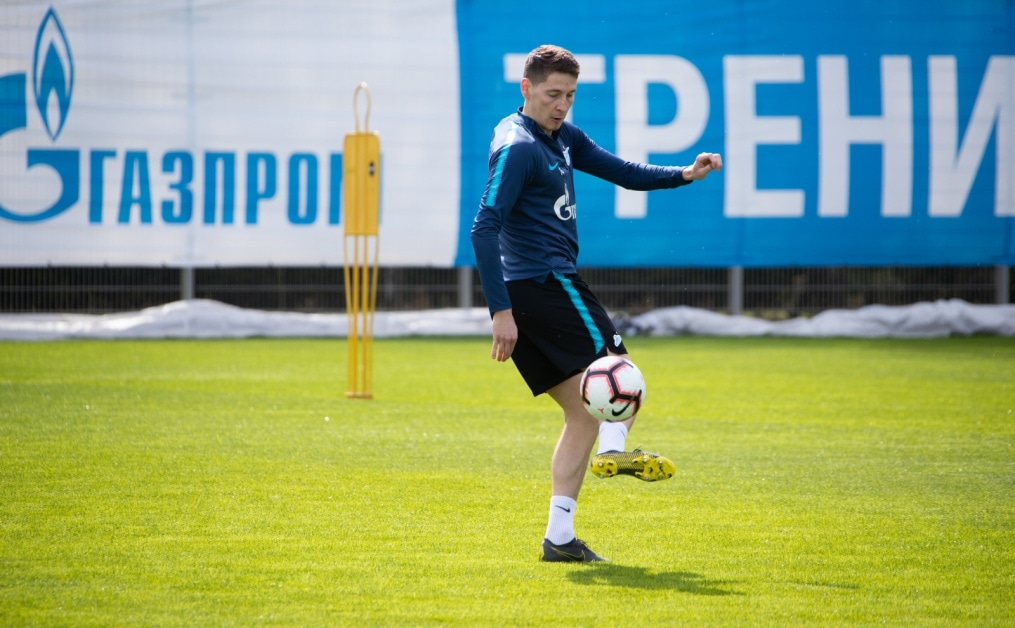 Открытая тренировка «Зенита» перед матчем с ЦСКА