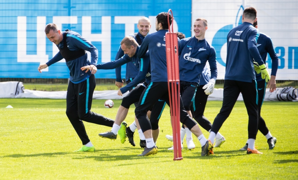 Открытая тренировка «Зенита» перед матчем с ЦСКА