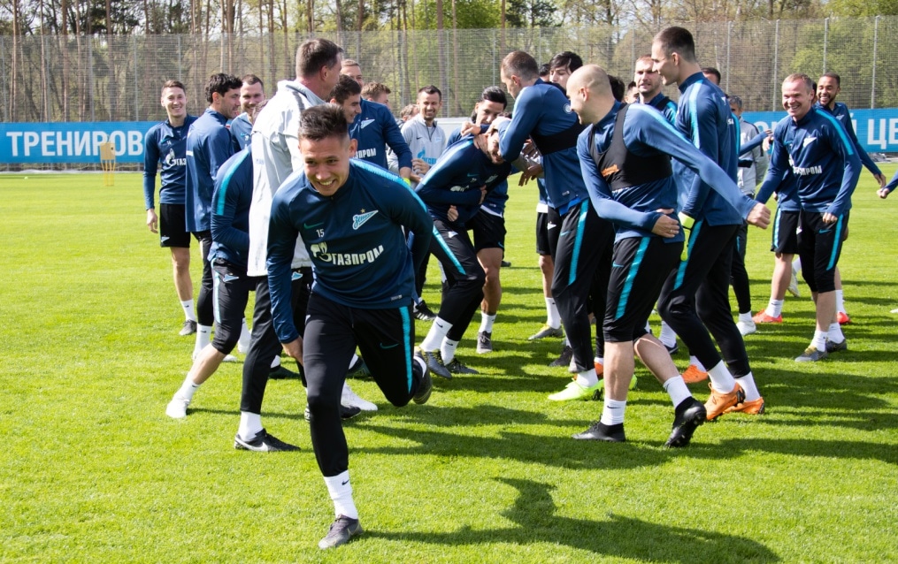 Открытая тренировка «Зенита» перед матчем с ЦСКА