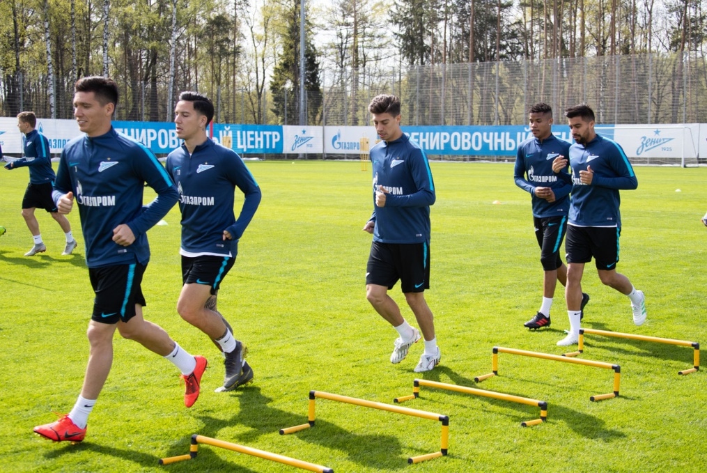 Открытая тренировка «Зенита» перед матчем с ЦСКА