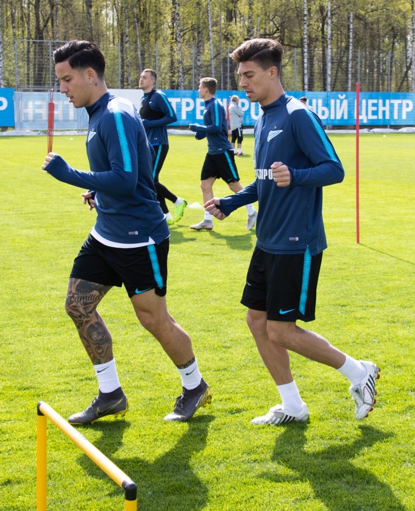 Открытая тренировка «Зенита» перед матчем с ЦСКА