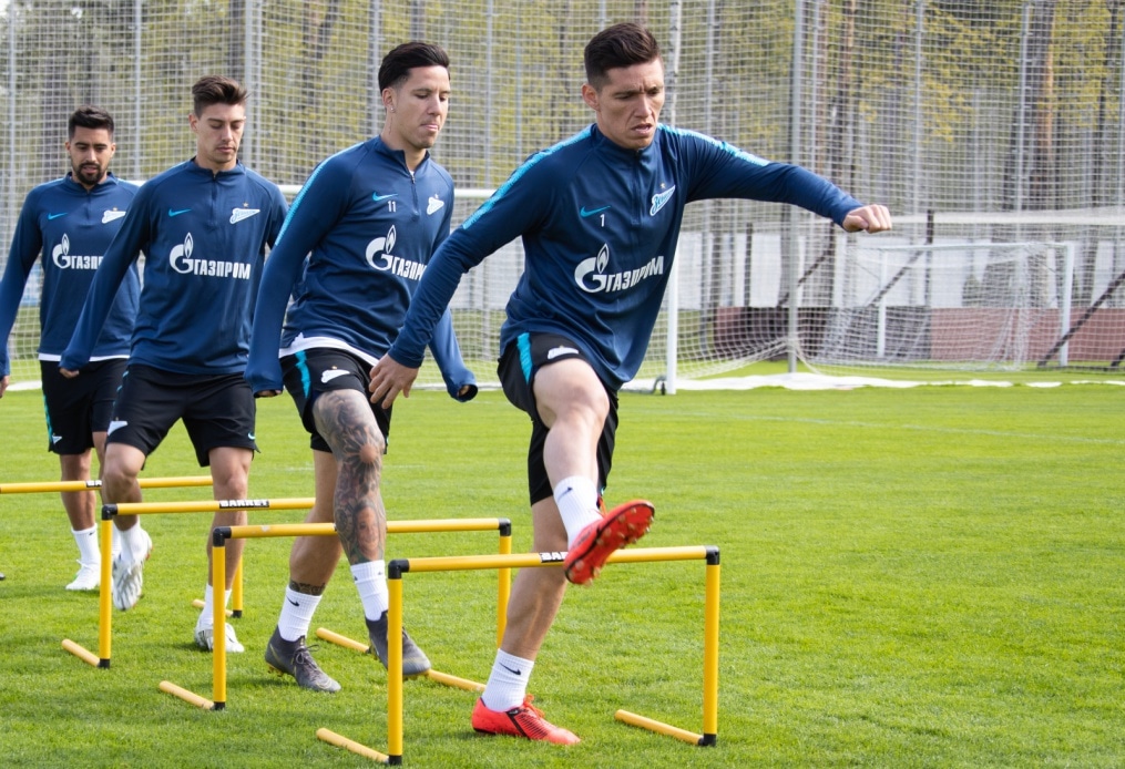 Открытая тренировка «Зенита» перед матчем с ЦСКА