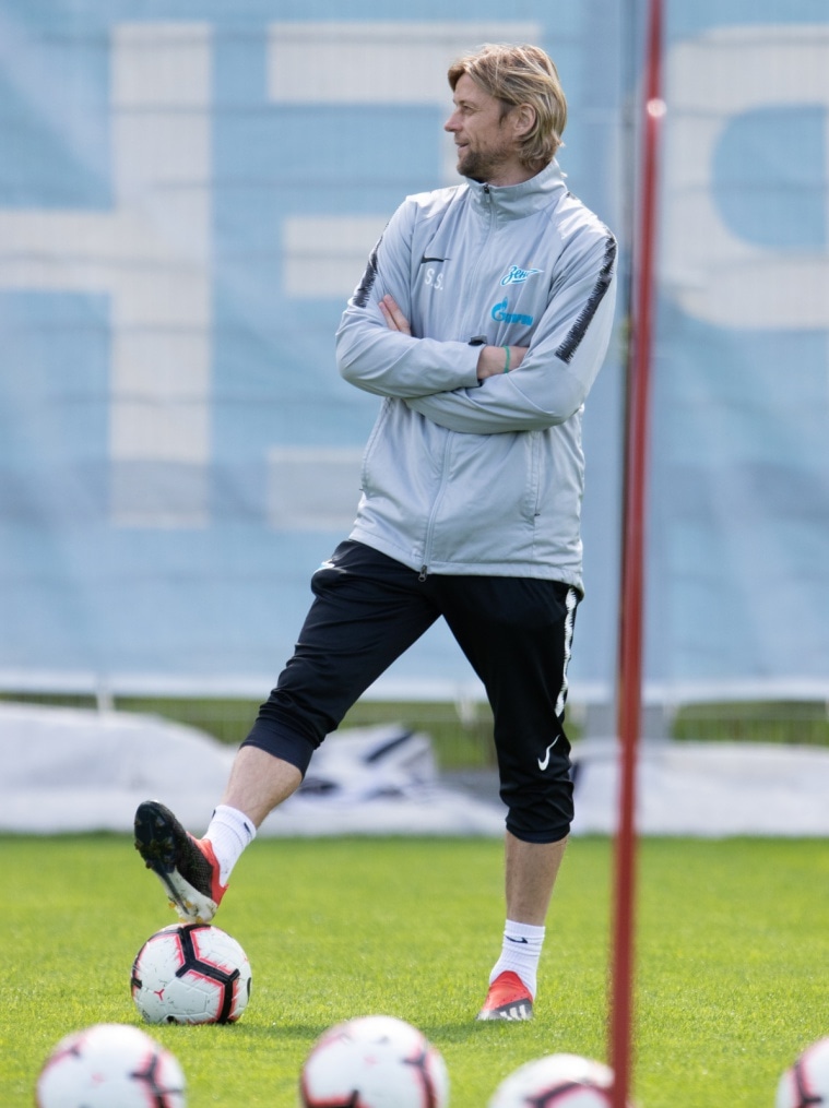 Открытая тренировка «Зенита» перед матчем с ЦСКА