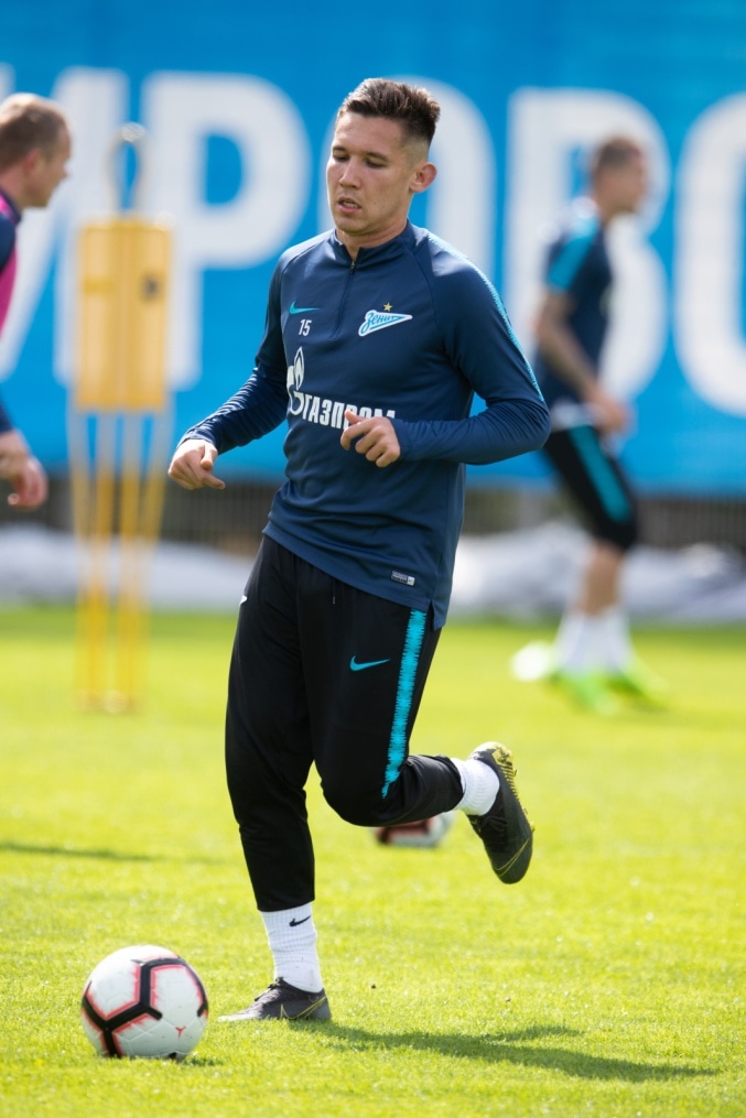 Открытая тренировка «Зенита» перед матчем с ЦСКА