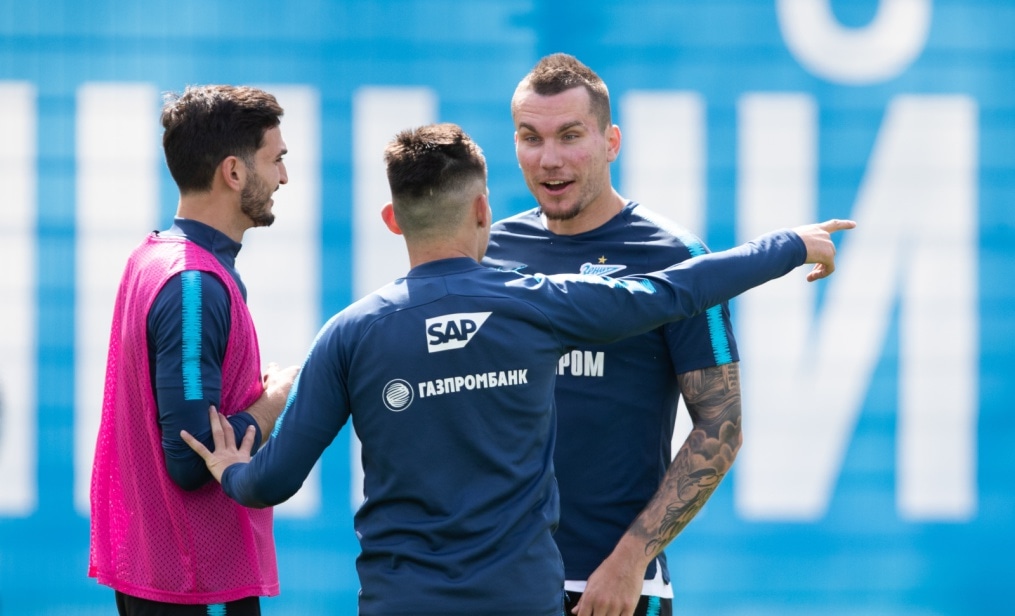 Открытая тренировка «Зенита» перед матчем с ЦСКА