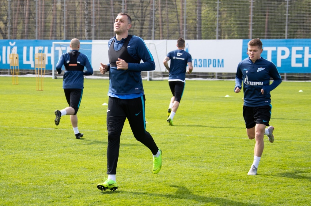 Открытая тренировка «Зенита» перед матчем с ЦСКА