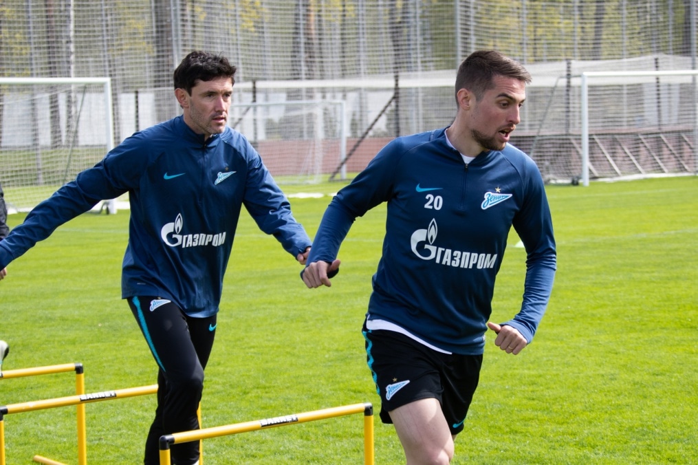 Открытая тренировка «Зенита» перед матчем с ЦСКА