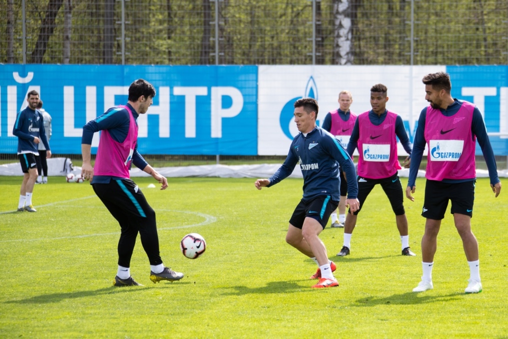 Открытая тренировка «Зенита» перед матчем с ЦСКА