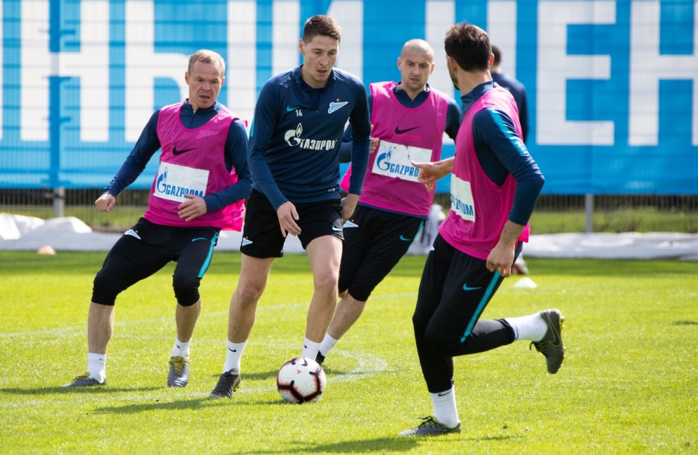 Открытая тренировка «Зенита» перед матчем с ЦСКА
