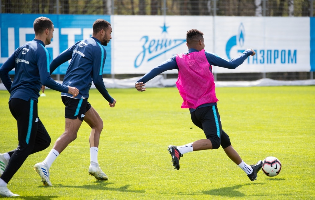 Открытая тренировка «Зенита» перед матчем с ЦСКА