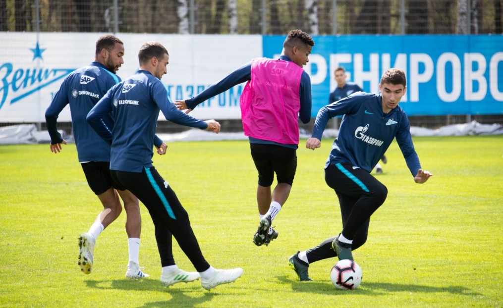 Открытая тренировка «Зенита» перед матчем с ЦСКА