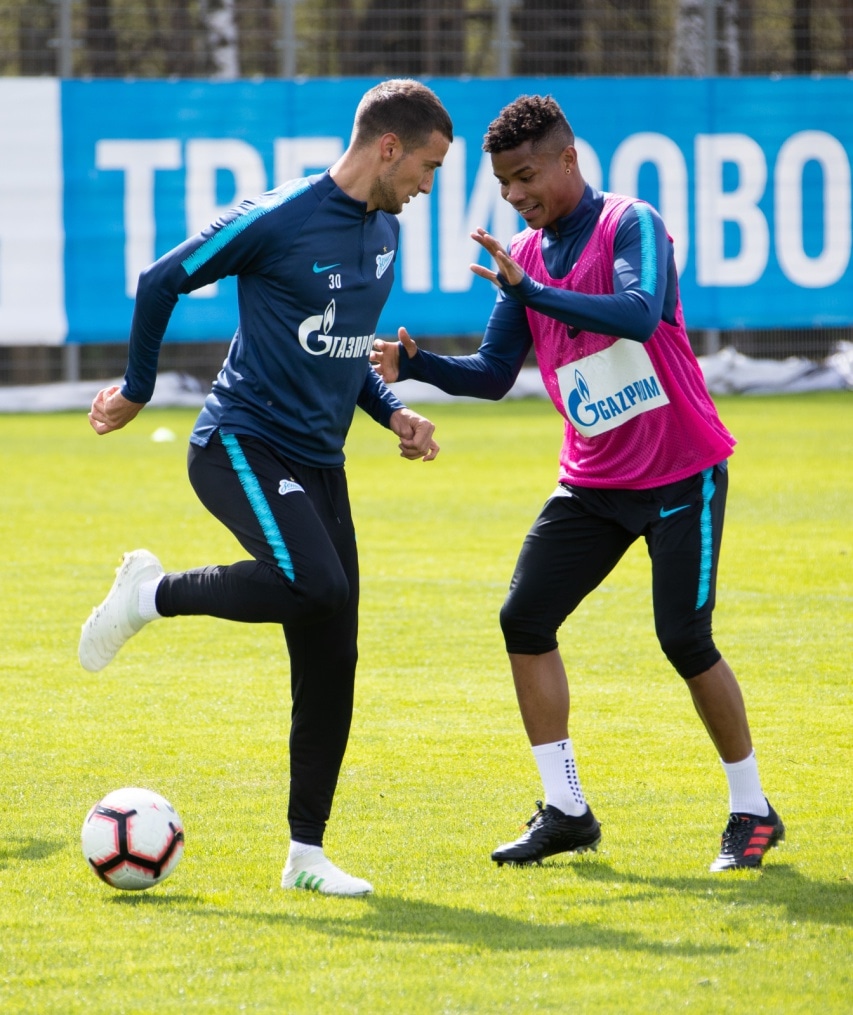 Открытая тренировка «Зенита» перед матчем с ЦСКА