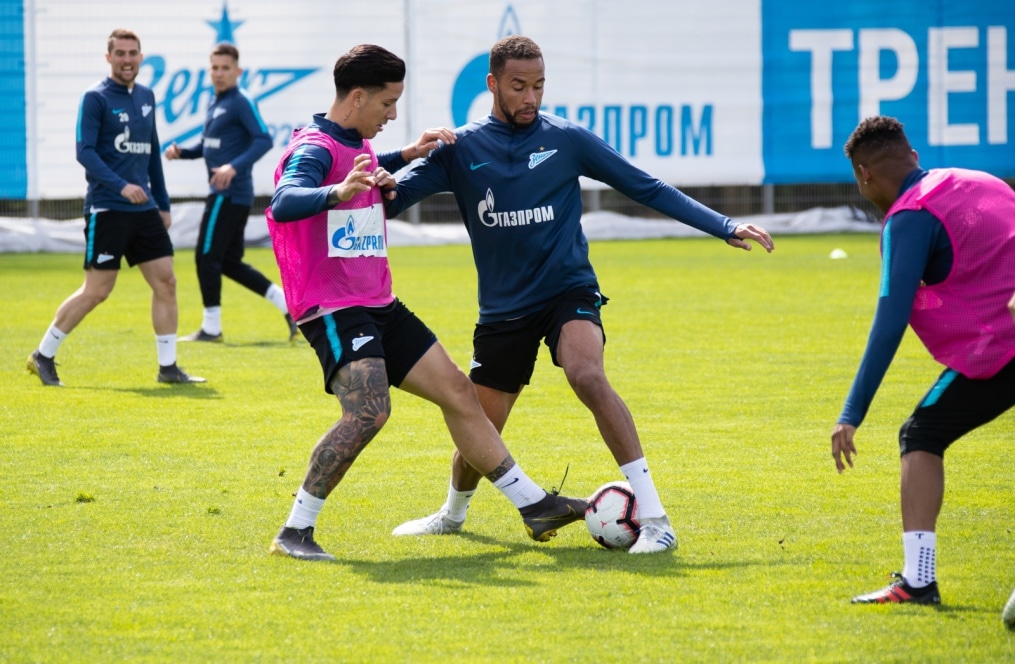 Открытая тренировка «Зенита» перед матчем с ЦСКА