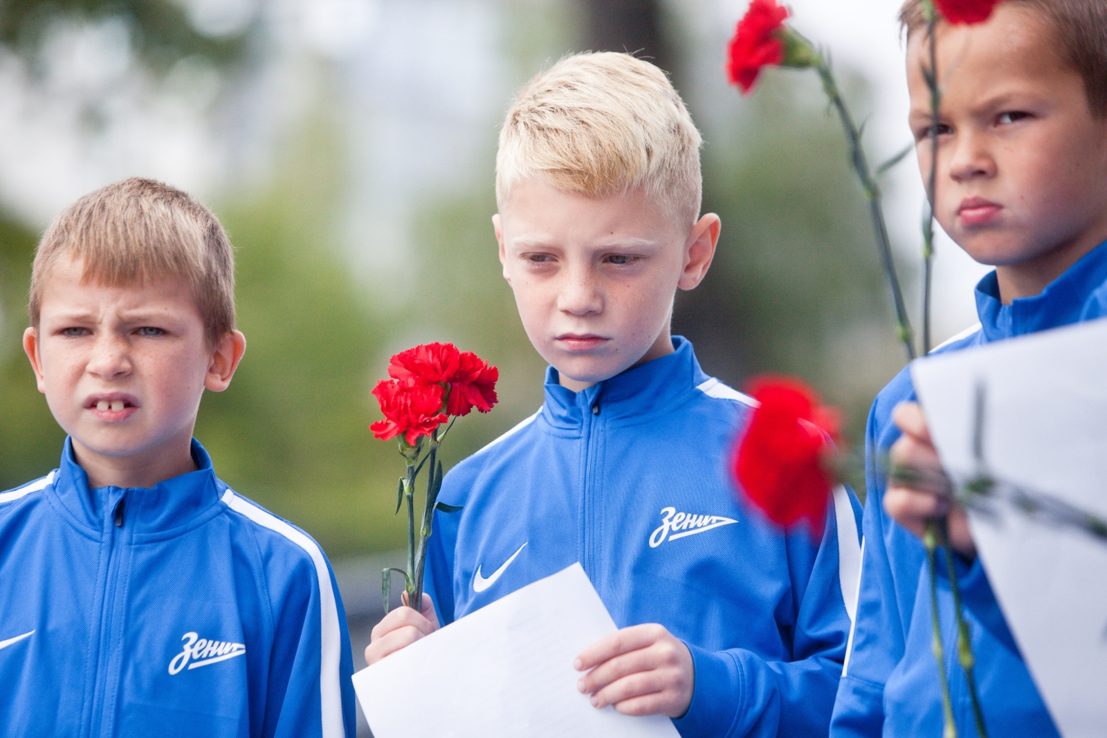 Команда сестрорецкого филиала Академии «Зенита» участвует в акции «День Памяти» в день начала блокады Ленинграда