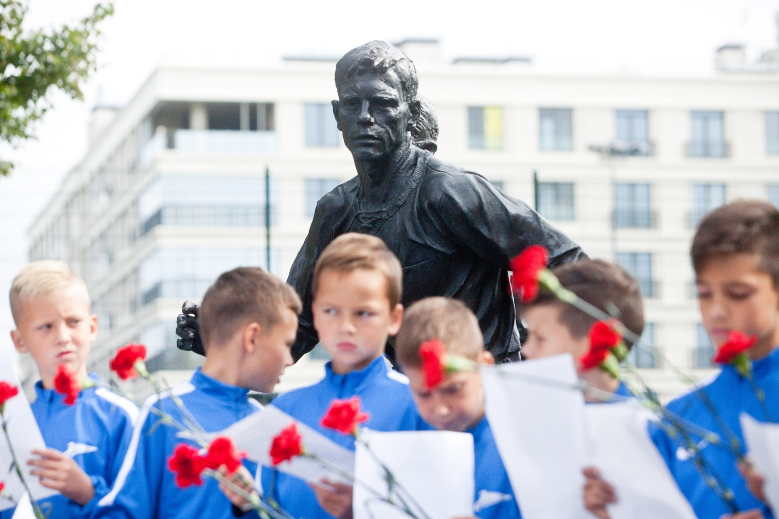 Команда сестрорецкого филиала Академии «Зенита» участвует в акции «День Памяти» в день начала блокады Ленинграда