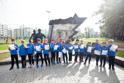 Команда сестрорецкого филиала Академии «Зенита» участвует в акции «День Памяти» в день начала блокады Ленинграда