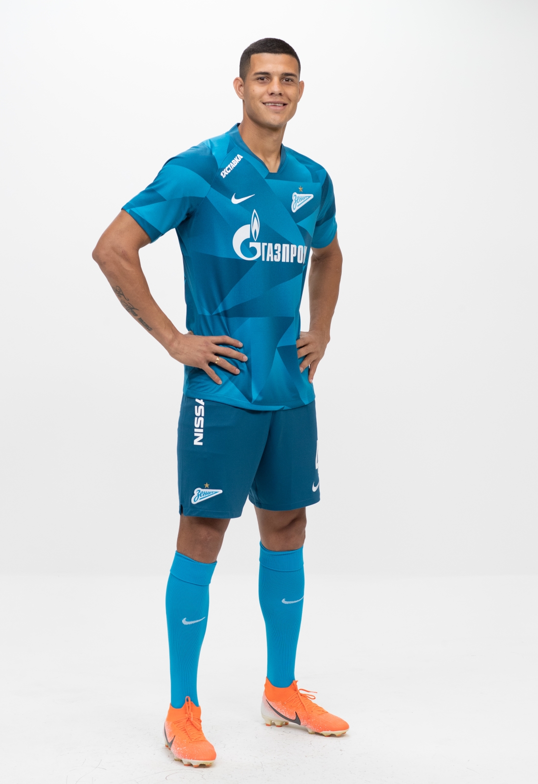 Фотосессия футболистов и тренеров основного состава ФК «Зенит» сезона 2019/20