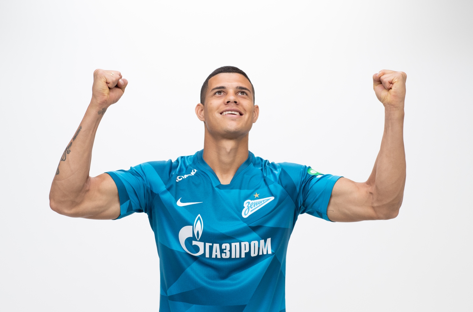 Фотосессия футболистов и тренеров основного состава ФК «Зенит» сезона 2019/20