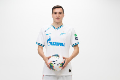 Фотосессия футболистов и тренеров основного состава ФК «Зенит» сезона 2019/20