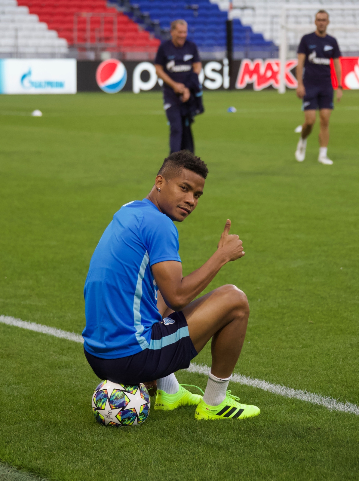 Открытая тренировка «Зенита» перед матчем с «Лионом»