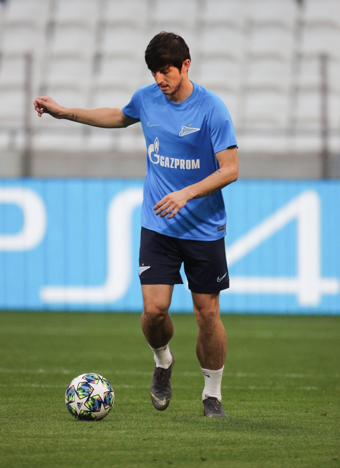 Открытая тренировка «Зенита» перед матчем с «Лионом»